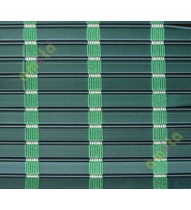 Green with stripes PVC blind